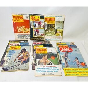 VTG 1975 Treasure World‎ True Treasure Magazine Lot Metal Detecting Cache Skull